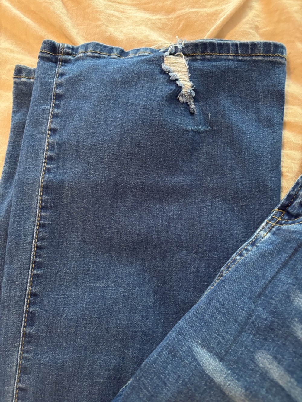 Wide Leg Women’s Jeans in Blue - Classic Flare Style - Picture 3 of 12